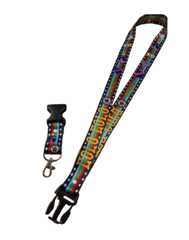 Lanyards estampado personalizado de Colo-Colo para hinchas