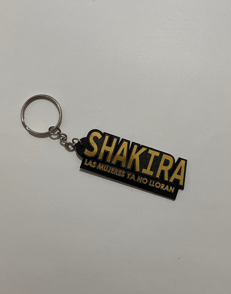 Llavero personalizado en acrílico/metal — merch promocional - Shakira