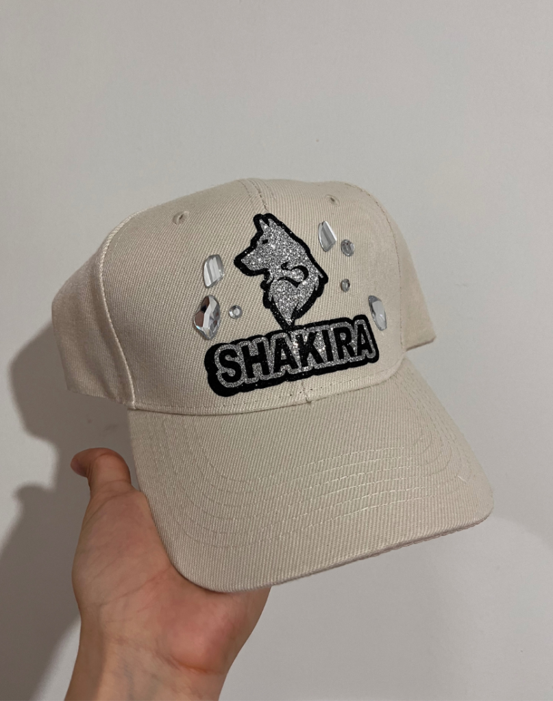 Gorro tipo jockey estampado personalizado — merch premium - Shakira