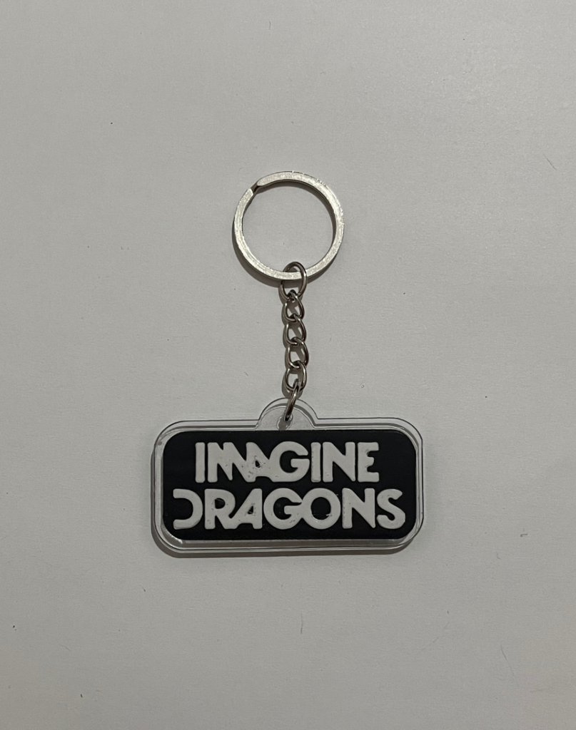 Llavero personalizado en acrílico/metal — merch promocional - Imagine Dragons