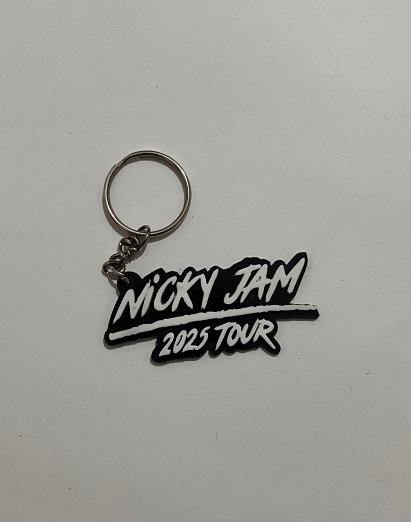 Llavero personalizado en acrílico/metal — merch promocional - Nicky Jam