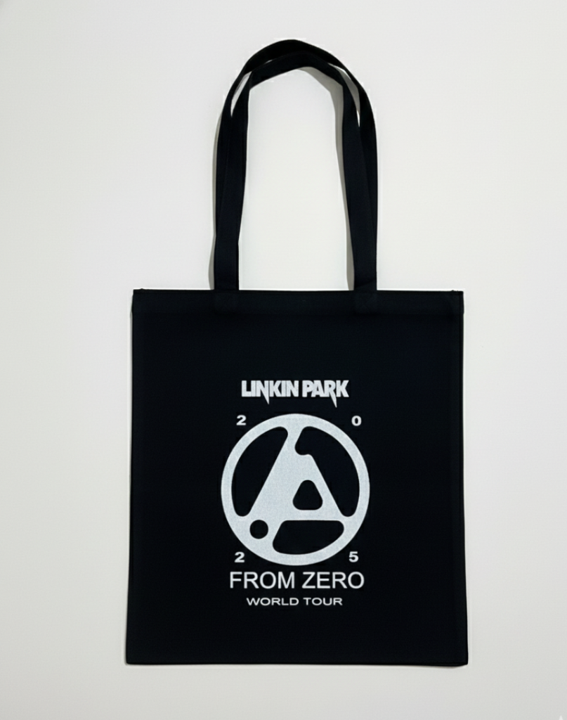 Tote bag personalizada con estampado duradero — merch ecológica de Linkin Park